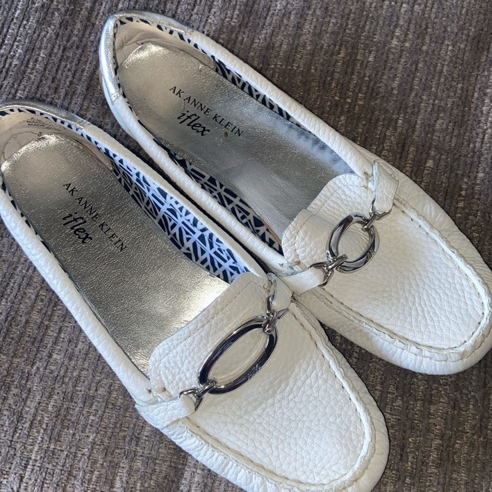Ann Klein leather loafers, size 6